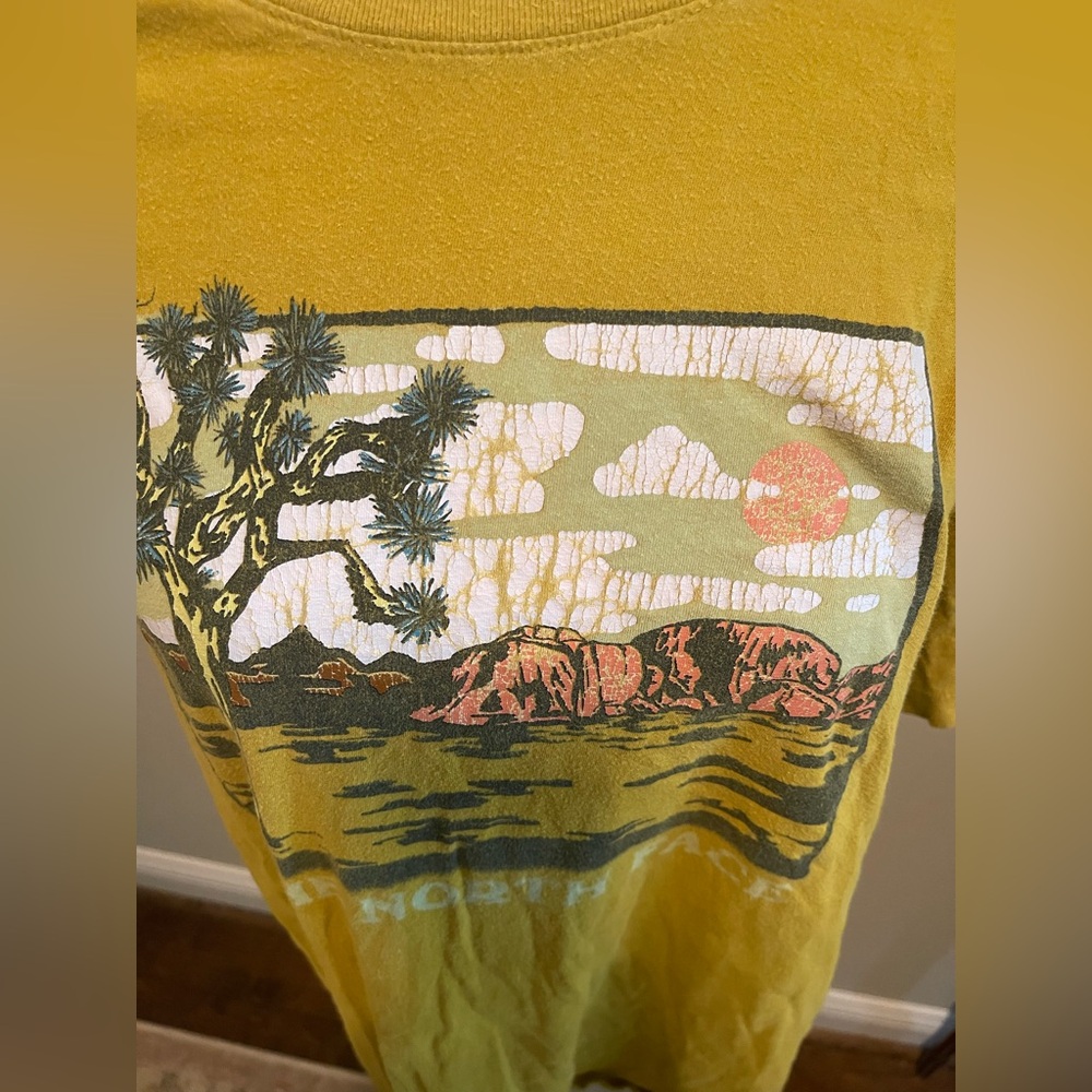 The North Face Graphic Mustard T-Shirt - Picture 4 of 7
